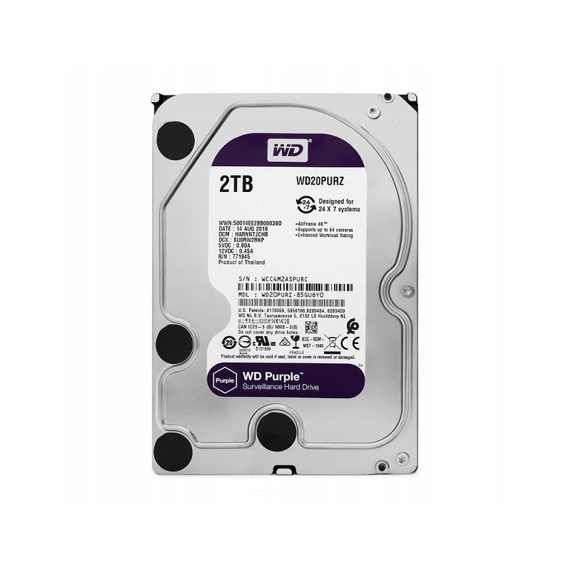 Western Digital Purple Жесткий 2 TB