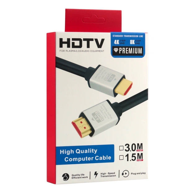 Кабель HDMI 4K 1.5m