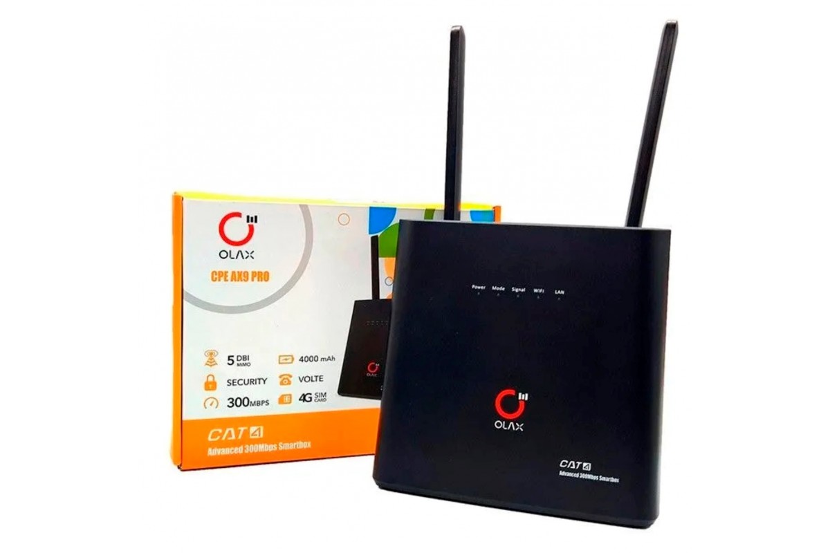 Роутер 4G Olax AX9 Pro B 300Mbps